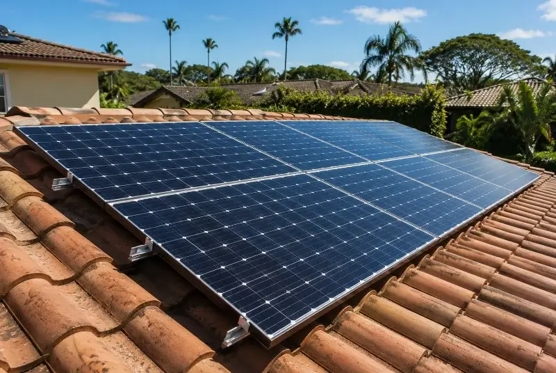 Installation de panneaux solaires à Saint-Martin-de-Bavel